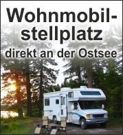 Wohnmobilstellplatz dirket an der Ostsee